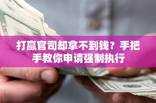 武汉打赢官司却拿不到钱？手把手教你申请强制执行