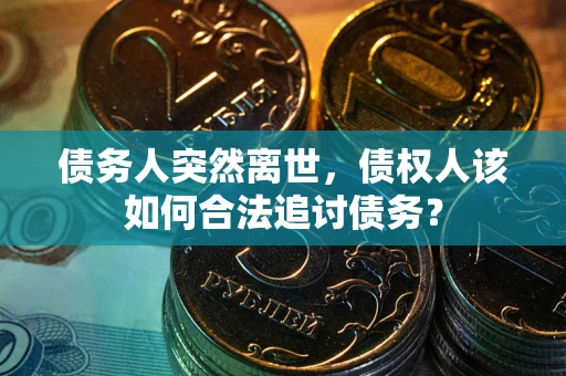 武汉债务人突然离世，债权人该如何合法追讨债务？