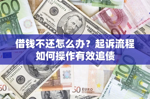 武汉借钱不还怎么办？起诉流程如何操作有效追债