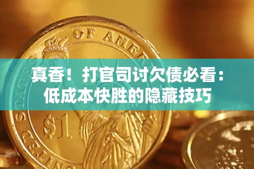武汉真香！打官司讨欠债必看：低成本快胜的隐藏技巧