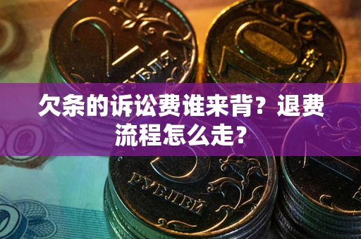 武汉欠条的诉讼费谁来背？退费流程怎么走？